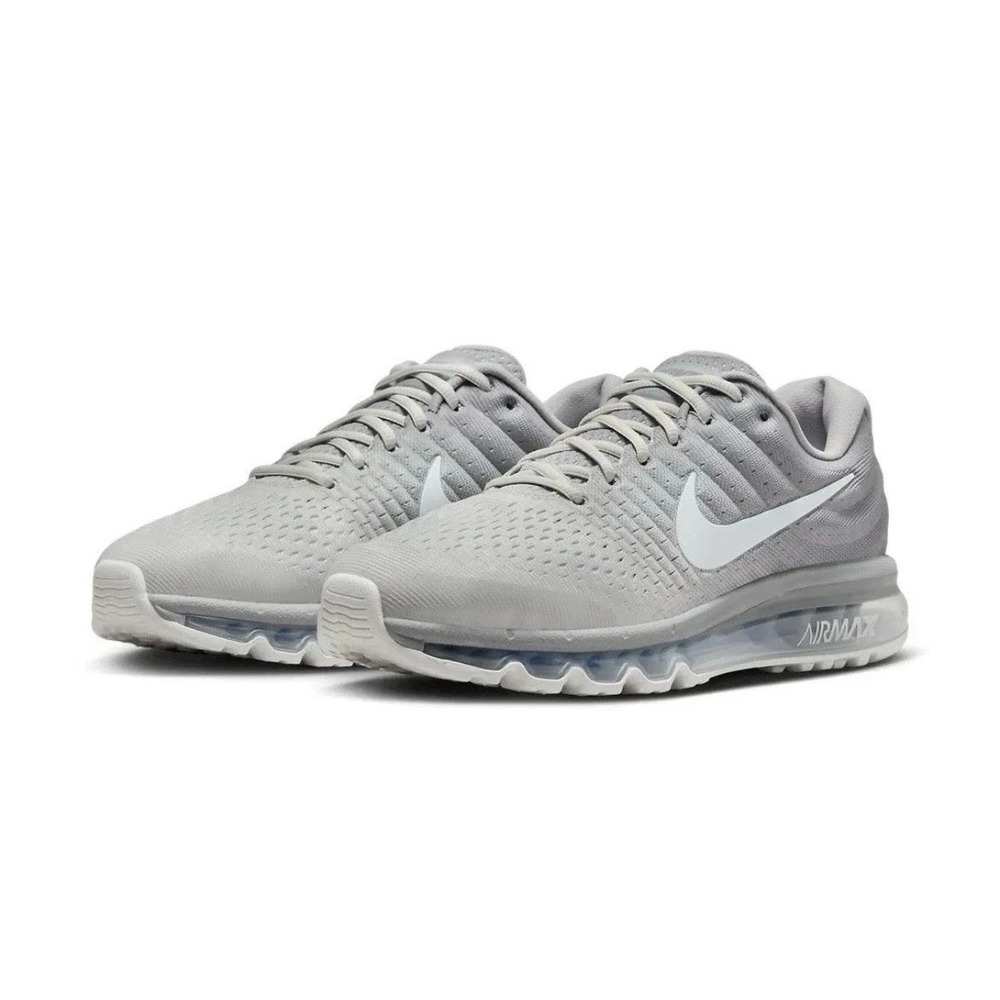 Nike Air Max 2017 Shoes Gray White Light Bone 849559-005 Men's Size 8 NEW